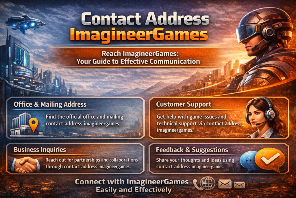 Contact Address ImagineerGames: Complete Guide to Reach ImagineerGames Support and Office Details